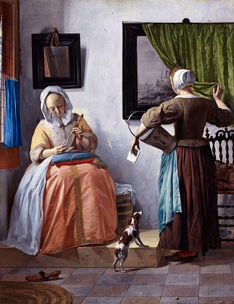 Woman Reading a Letter, Gabriel Metsu